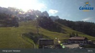 Archiv Foto Webcam Welschnofen: Sesselbahn König Laurin 08:00