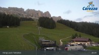 Archived image Webcam Welschnofen: View chair Lift King Laurin 07:00