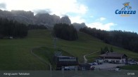 Archived image Webcam Welschnofen: View chair Lift King Laurin 14:00