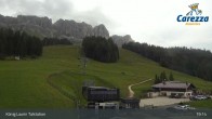 Archived image Webcam Welschnofen: View chair Lift King Laurin 18:00