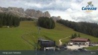 Archived image Webcam Welschnofen: View chair Lift King Laurin 14:00