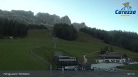 Archived image Webcam Welschnofen: View chair Lift King Laurin 06:00