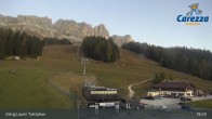 Archived image Webcam Welschnofen: View chair Lift King Laurin 04:00
