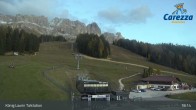 Archived image Webcam Welschnofen: View chair Lift King Laurin 02:00