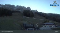 Archived image Webcam Welschnofen: View chair Lift King Laurin 07:00