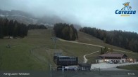 Archived image Webcam Welschnofen: View chair Lift King Laurin 04:00