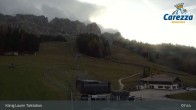 Archived image Webcam Welschnofen: View chair Lift King Laurin 07:00