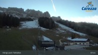 Archived image Webcam Welschnofen: View chair Lift King Laurin 07:00
