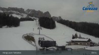 Archived image Webcam Welschnofen: View chair Lift King Laurin 08:00