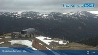 Archiv Foto Webcam Turracher Höhe: Blick Richtung Tal 18:00
