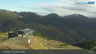 Archiv Foto Webcam Turracher Höhe: Blick Richtung Tal 06:00