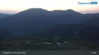 Archiv Foto Webcam Turracher Höhe: Blick Richtung Tal 04:00