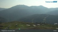 Archiv Foto Webcam Turracher Höhe: Blick Richtung Tal 07:00