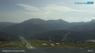 Archiv Foto Webcam Turracher Höhe: Blick Richtung Tal 08:00