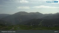 Archiv Foto Webcam Turracher Höhe: Blick Richtung Tal 08:00