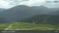 Archiv Foto Webcam Turracher Höhe: Blick Richtung Tal 12:00