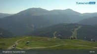 Archiv Foto Webcam Turracher Höhe: Blick Richtung Tal 08:00