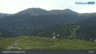 Archiv Foto Webcam Turracher Höhe: Blick Richtung Tal 08:00
