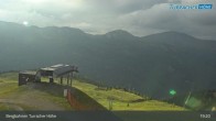 Archiv Foto Webcam Turracher Höhe: Blick Richtung Tal 18:00