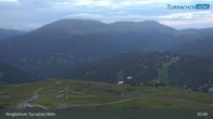 Archiv Foto Webcam Turracher Höhe: Blick Richtung Tal 20:00