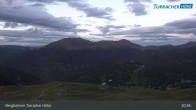 Archiv Foto Webcam Turracher Höhe: Blick Richtung Tal 20:00