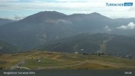 Archiv Foto Webcam Turracher Höhe: Blick Richtung Tal 06:00