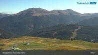 Archiv Foto Webcam Turracher Höhe: Blick Richtung Tal 09:00