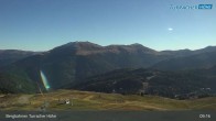 Archiv Foto Webcam Turracher Höhe: Blick Richtung Tal 08:00