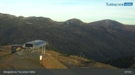 Archiv Foto Webcam Turracher Höhe: Blick Richtung Tal 07:00