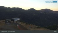 Archiv Foto Webcam Turracher Höhe: Blick Richtung Tal 18:00