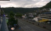 Archiv Foto Webcam Cochem Uferpromenade - Blick auf die Mosel 19:00