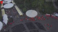 Archiv Foto Webcam Wien - Rathausplatz 19:00