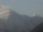 Archiv Foto Webcam Thyon: Les Masses - Blick Richtung Dent Blanche und Matterhorn 06:00