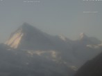 Archiv Foto Webcam Thyon: Les Masses - Blick Richtung Dent Blanche und Matterhorn 07:00