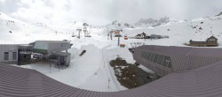 Archived image Webcam Samnaun: View from Alp Trida to Viderjoch 13:00