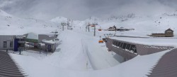 Archived image Webcam Samnaun: View from Alp Trida to Viderjoch 11:00