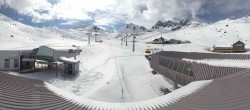 Archived image Webcam Samnaun: View from Alp Trida to Viderjoch 15:00