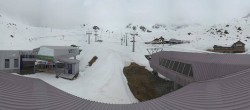 Archived image Webcam Samnaun: View from Alp Trida to Viderjoch 07:00
