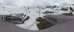 Archived image Webcam Samnaun: View from Alp Trida to Viderjoch 01:00