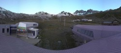 Archived image Webcam Samnaun: View from Alp Trida to Viderjoch 06:00