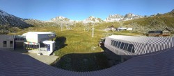 Archived image Webcam Samnaun: View from Alp Trida to Viderjoch 07:00