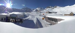 Archiv Foto Webcam Samnaun: Blick von der Alp Trida zum Viderjoch 13:00