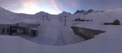 Archiv Foto Webcam Samnaun: Blick von der Alp Trida zum Viderjoch 17:00