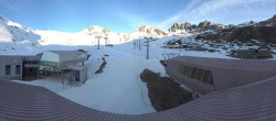 Archiv Foto Webcam Samnaun: Blick von der Alp Trida zum Viderjoch 06:00