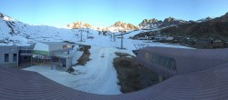 Archiv Foto Webcam Samnaun: Blick von der Alp Trida zum Viderjoch 05:00