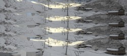 Archiv Foto Webcam Samnaun: Blick von der Alp Trida zum Viderjoch 05:00