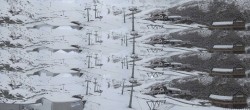 Archived image Webcam Samnaun: View from Alp Trida to Viderjoch 09:00