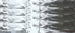 Archived image Webcam Samnaun: View from Alp Trida to Viderjoch 13:00