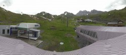 Archiv Foto Webcam Samnaun: Blick von der Alp Trida zum Viderjoch 15:00