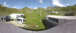 Archiv Foto Webcam Samnaun: Blick von der Alp Trida zum Viderjoch 07:00